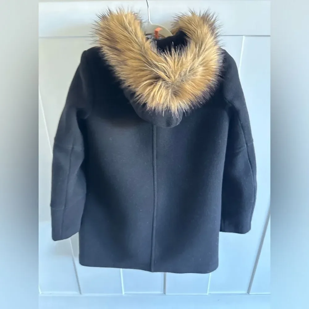 J. Crew Chateau Italian Stadium Cloth Nello Gori Wool Coat